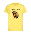 Дитяча футболка Capybara Potter Лимонний фото