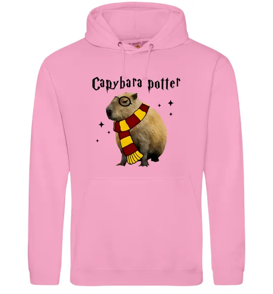 Жіноча толстовка (худі) Capybara Potter Рожевий фото