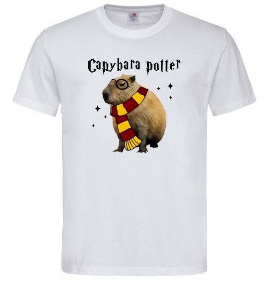 Чоловіча футболка Capybara Potter Білий фото