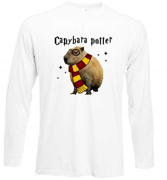 Лонгслів Capybara Potter Білий фото