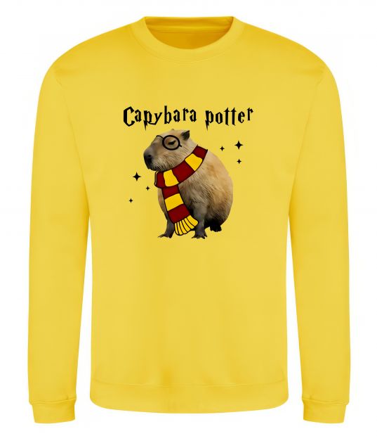 Свитшот Capybara Potter Солнечно желтый фото