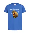 Дитяча футболка Capybara Potter Яскраво-синій фото