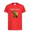 Дитяча футболка Capybara Potter Червоний фото