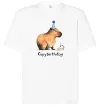 Футболка Оверсайз Capybirthday Белый фото