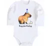 Дитячий бодік Capybirthday Білий Дитячий бодік Capybirthday Білий фото