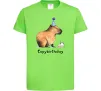 Детская футболка Capybirthday Лаймовый Детская футболка Capybirthday Лаймовый фото