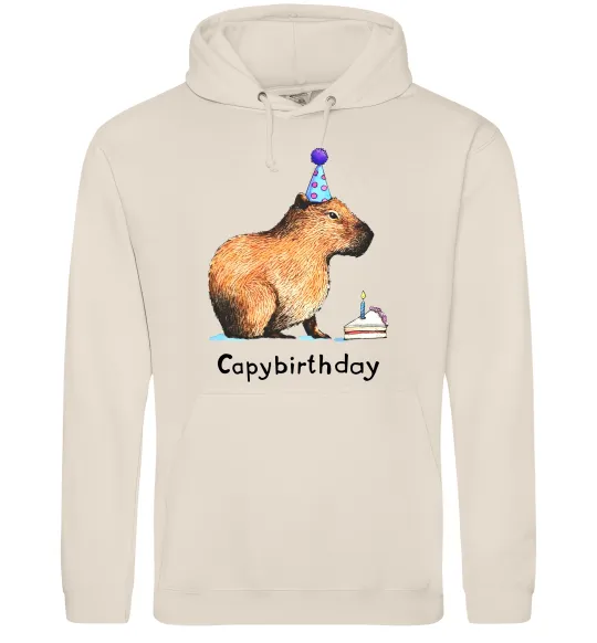 Мужская толстовка (худи) Capybirthday Таш фото