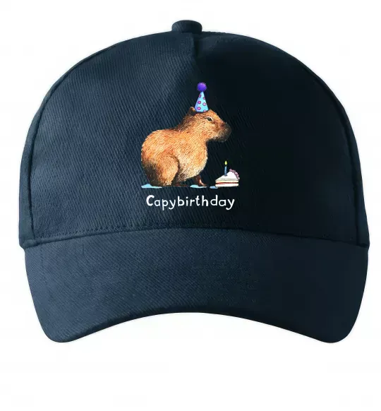 Кепка Capybirthday Темно-синий фото