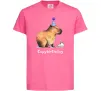 Детская футболка Capybirthday Ярко-розовый Детская футболка Capybirthday Ярко-розовый фото
