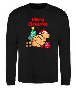 Свитшот Merry Christmas Capybara Свитшот Merry Christmas Capybara