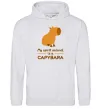 Чоловіча толстовка (худі) My spirit animal is a CAPYBARA Сірий меланж фото