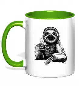 Чашка с цветной ручкой