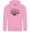 Женская толстовка (худи) Режим лінивця Розовый фото