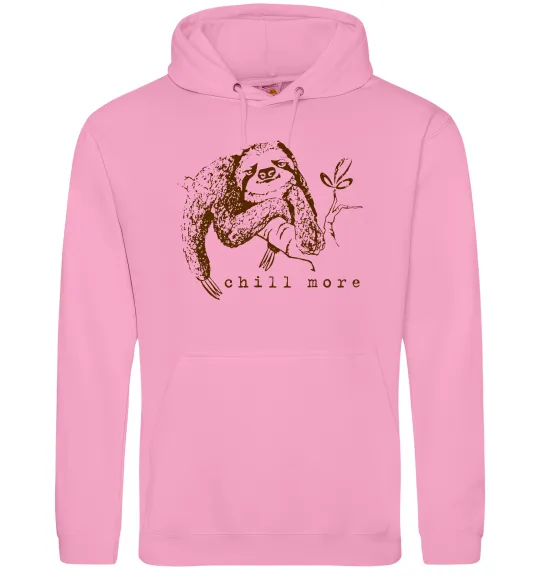 Женская толстовка (худи) Chill more Розовый фото