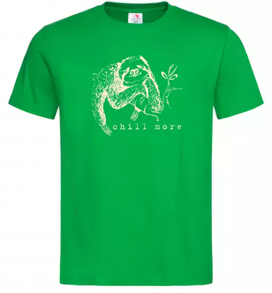 Чоловіча футболка Chill more Зелений фото