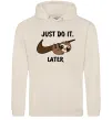 Женская толстовка (худи) Just do it later Таш Женская толстовка (худи) Just do it later Таш фото