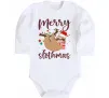 Детский боди Merry slothmas Белый фото