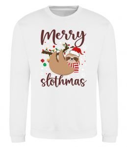 Свитшот Merry slothmas
