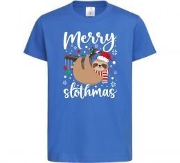 Детская футболка Merry slothmas