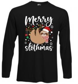 Лонгслив Merry slothmas