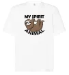 Футболка Оверсайз My spirit animal sloth Білий фото