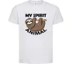 Дитяча футболка My spirit animal sloth Білий Дитяча футболка My spirit animal sloth Білий фото