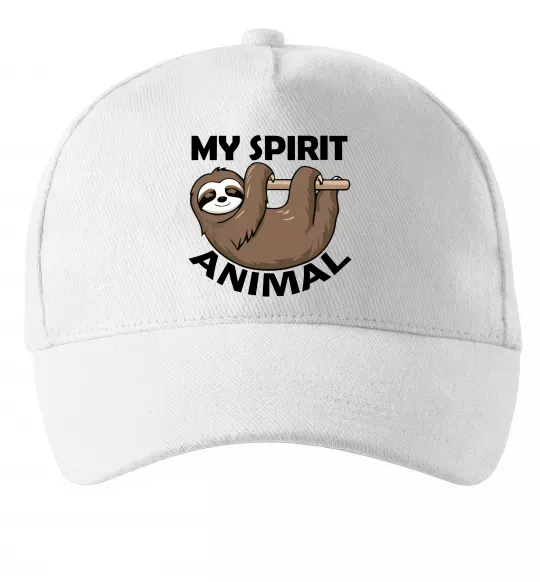 Кепка My spirit animal sloth Білий фото