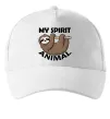 Кепка My spirit animal sloth Білий Кепка My spirit animal sloth Білий фото