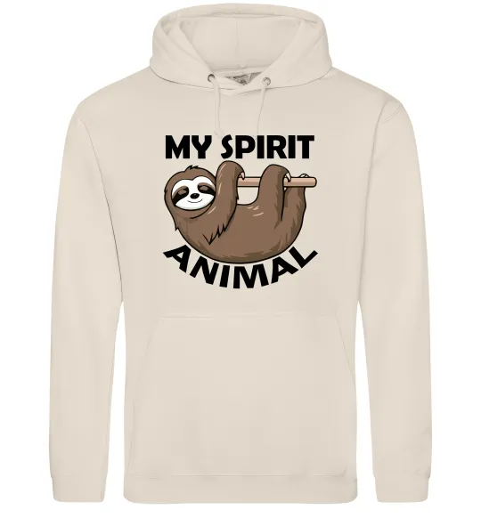 Женская толстовка (худи) My spirit animal sloth Таш фото