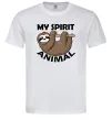 Мужская футболка My spirit animal sloth Белый фото