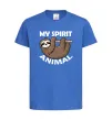 Детская футболка My spirit animal sloth Ярко-синий фото