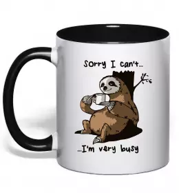 Чашка с цветной ручкой