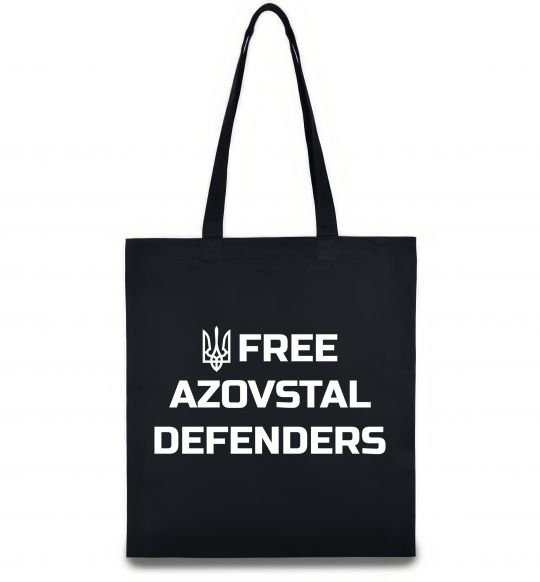 Эко-сумка Free Azovstal Defenders Черный фото