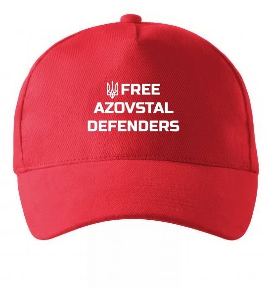 Кепка Free Azovstal Defenders Красный фото