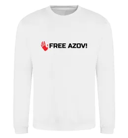 Свитшот Free Azov Белый фото