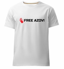 Мужская премиум футболка Free Azov