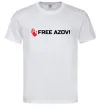 Мужская футболка Free Azov Белый фото