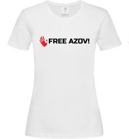 Женская футболка Free Azov Женская футболка Free Azov