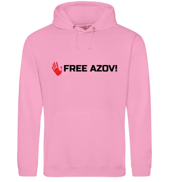 Женская толстовка (худи) Free Azov Розовый фото