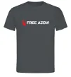 Мужская футболка Free Azov Графит фото