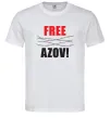 Мужская футболка Free Azov Белый фото