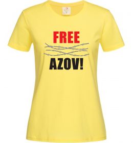 Жіноча футболка Free Azov Жіноча футболка Free Azov