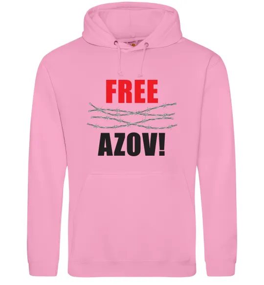 Жіноча толстовка (худі) Free Azov Рожевий фото