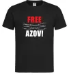 Мужская футболка Free Azov Черный фото