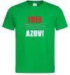 Мужская футболка Free Azov Зеленый фото