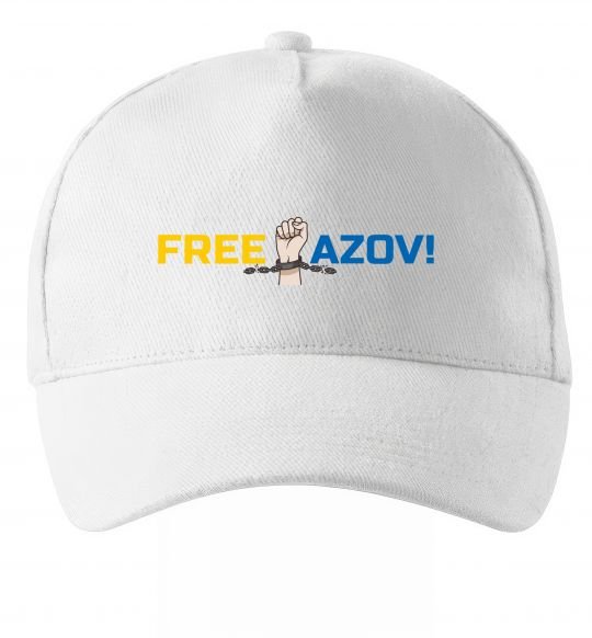 Кепка Free Azov рука Белый фото