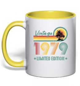 Чашка с цветной ручкой Vintage 1979