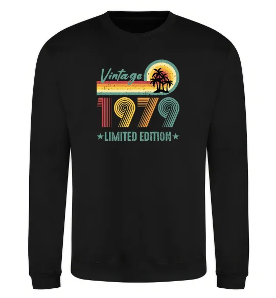 Світшот Vintage 1979 Чорний фото