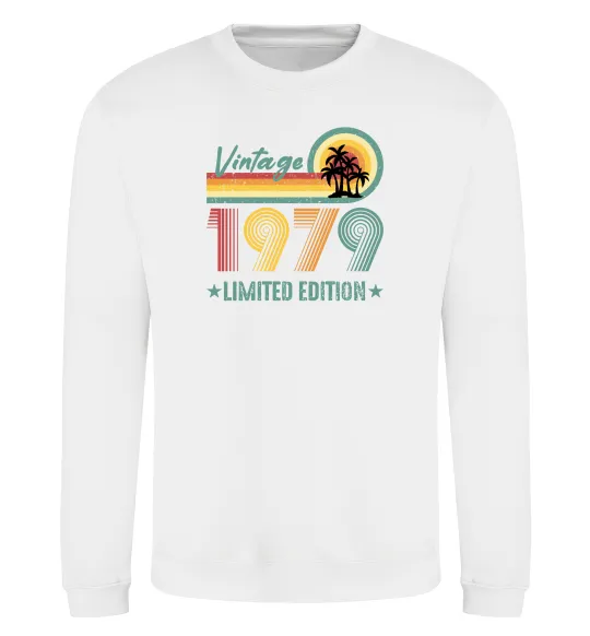 Світшот Vintage 1979 Білий фото