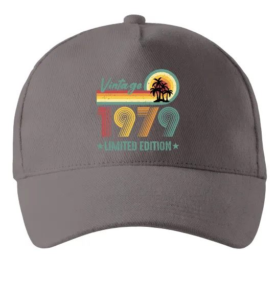 Кепка Vintage 1979 Сірий фото